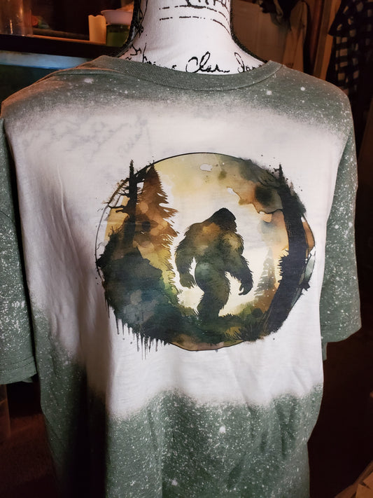 Watercolor Sasquatch/Bigfoot