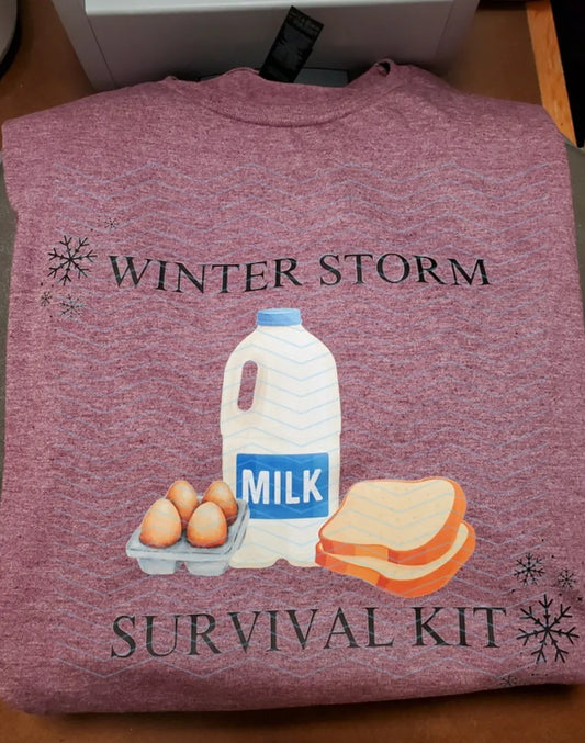 Wintertime survival kit