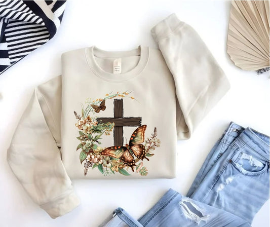 Butterfly Faith Crewneck