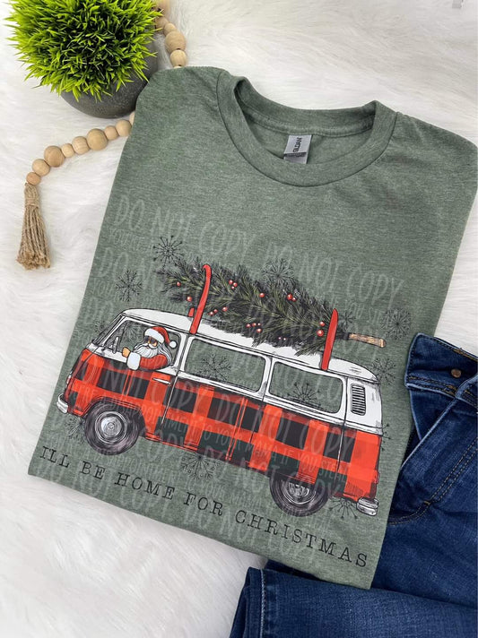 I'll be home for Christmas tee