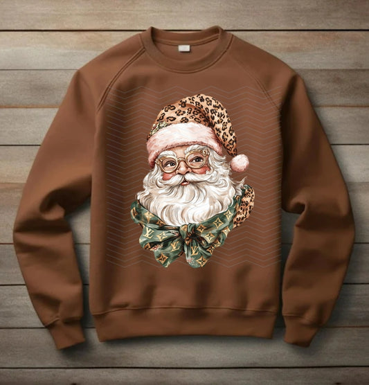 Retro Boujee Santa Crew