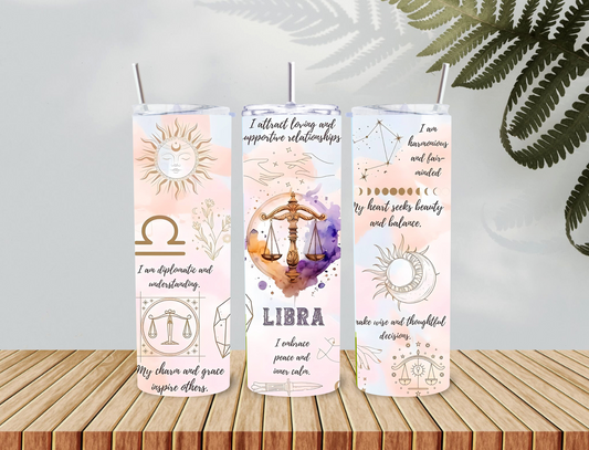 Libra Celestial 20oz Tumbler