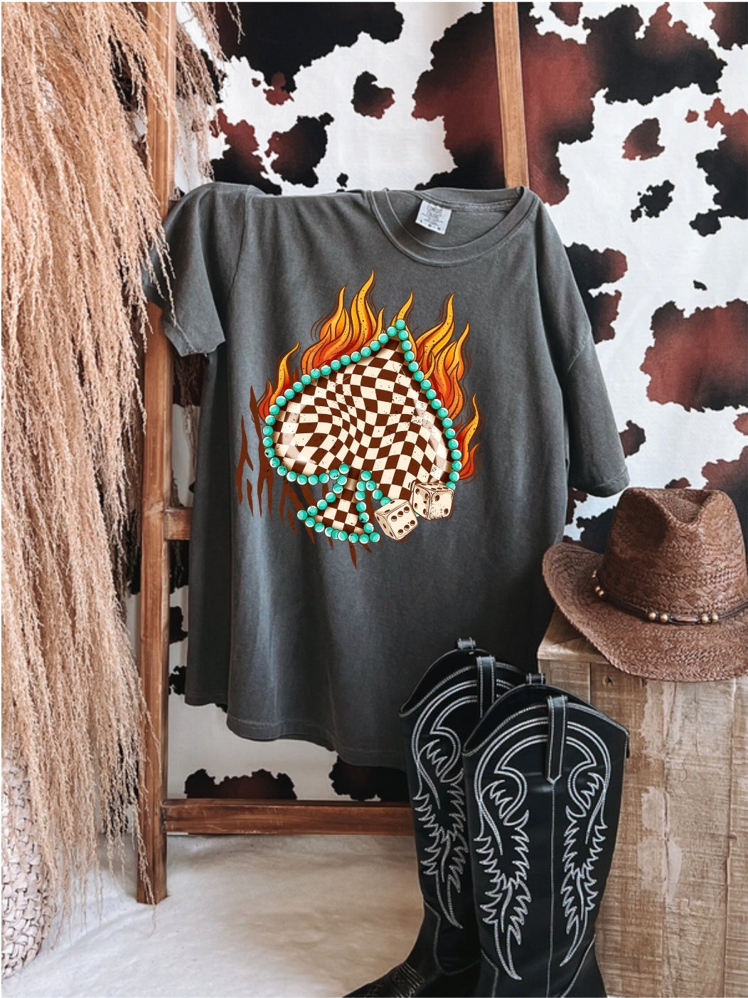 Ace on fire tee
