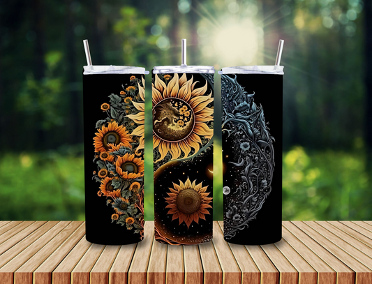 Midnight Sunflower 20oz Tumbler